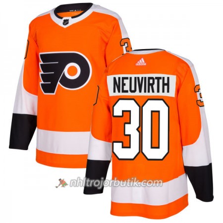 Män Ishockey Philadelphia Flyers Tröja Michal Neuvirth 30 Adidas 2017-2018 Orange Authentic